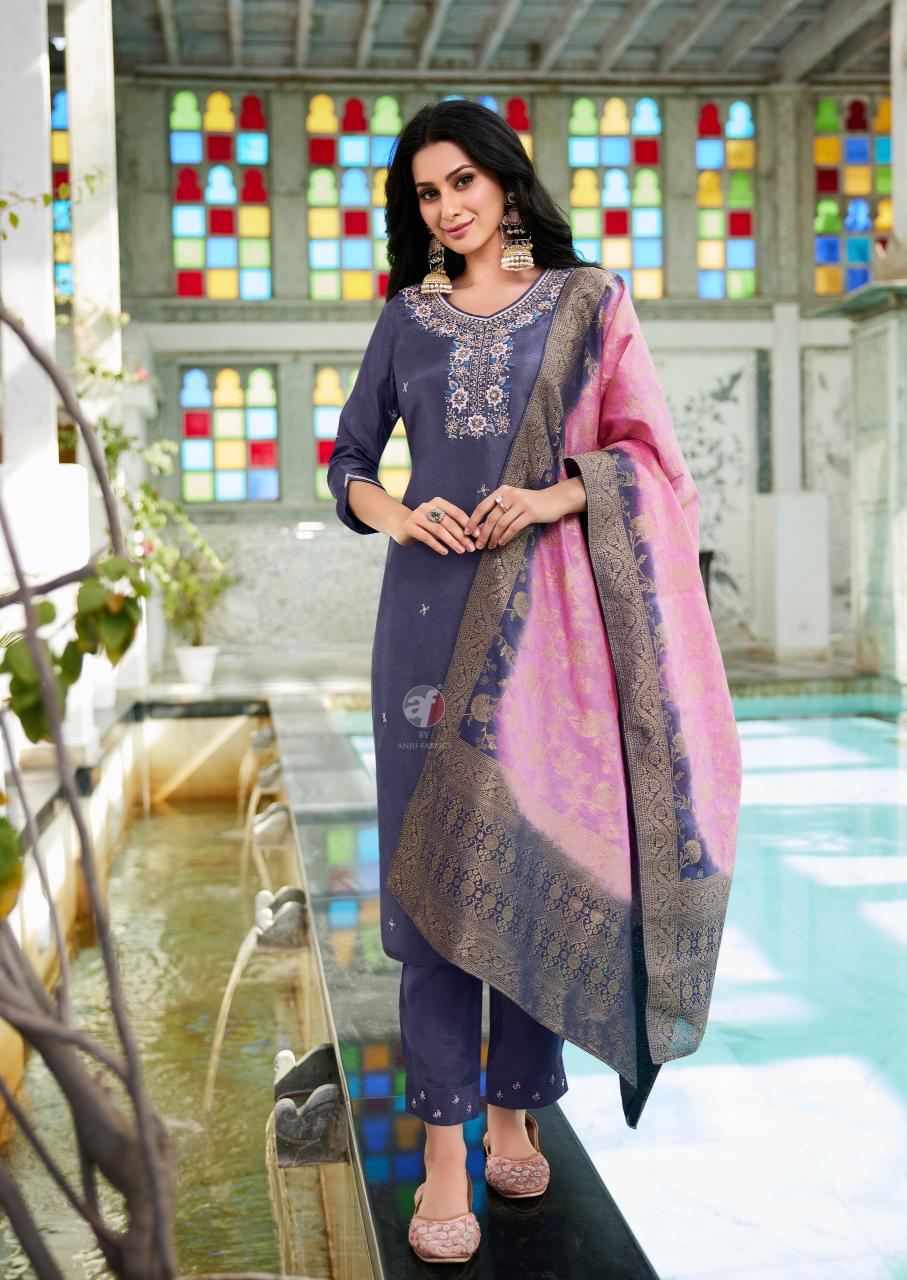 Anju Fabrics Jhalak catalog indian kurti collection 2025