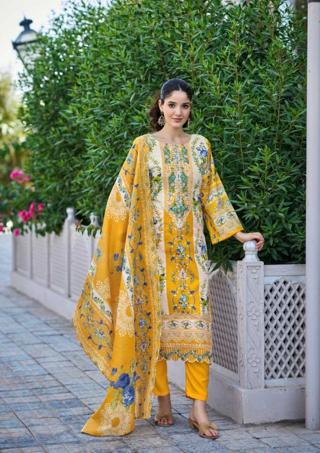 Belliza Almarina vol 4 catalog dress material manufacturers online