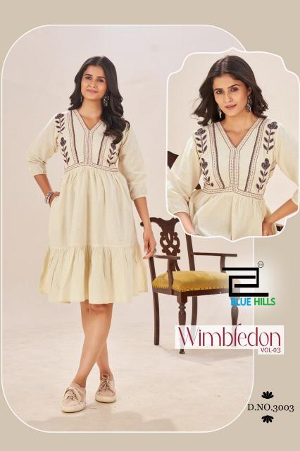 Blue Hills Wimbledon Vol 3 catalog western dress cotton