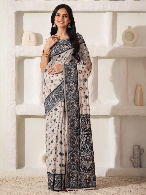 Dazira Charcoal charm catalog get sarees in surat