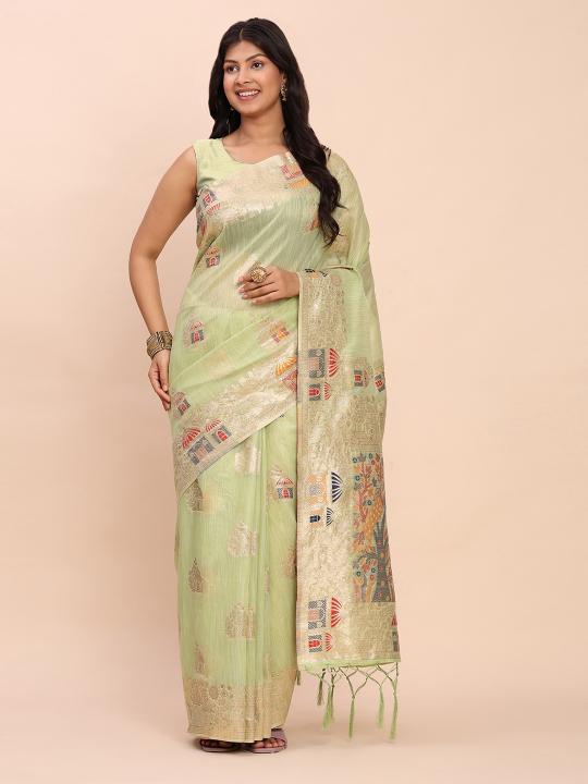 Dazira Linen Stori catalog surat retail saree market