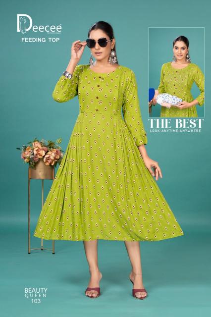 Deecee Beauty Queen catalog feeding kurtis online india