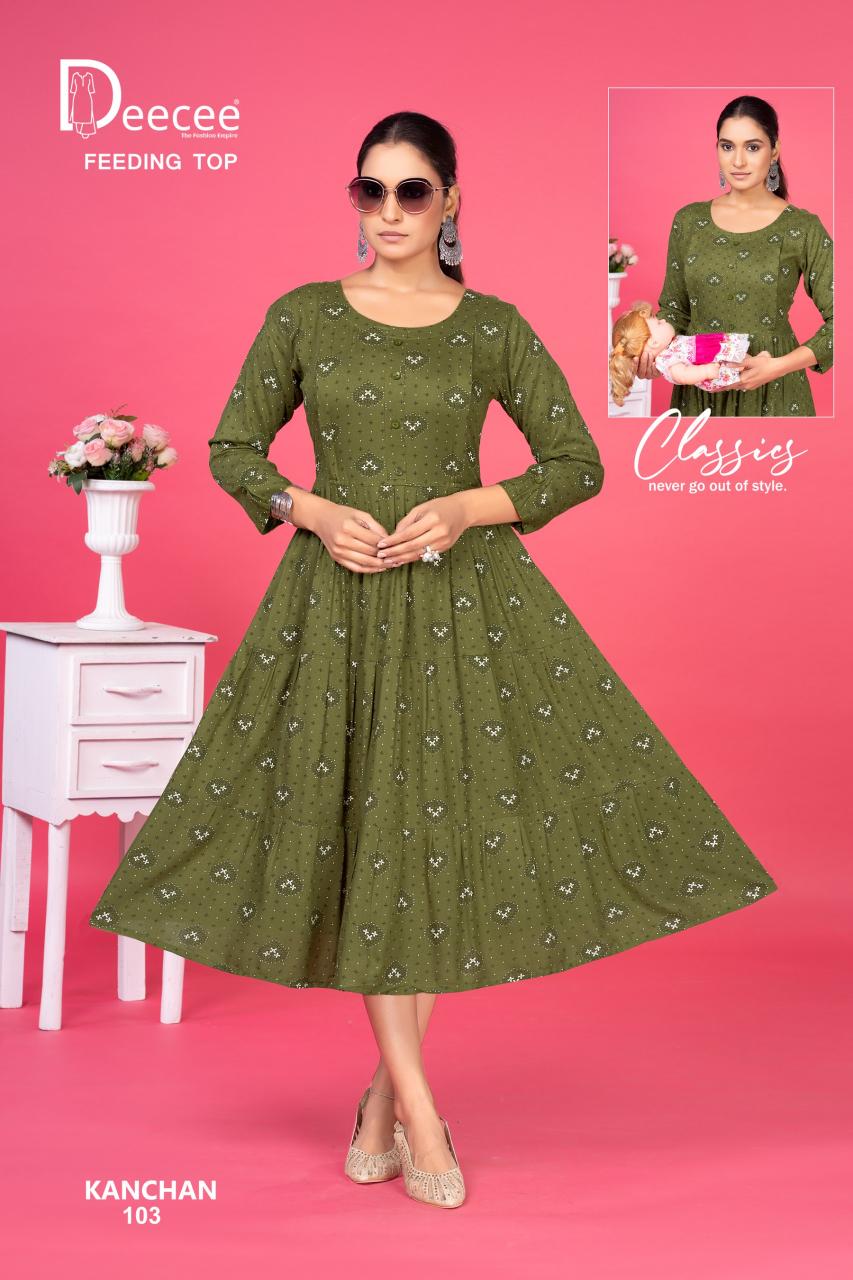 Deecee Kanchan catalog indian trendy kurtis