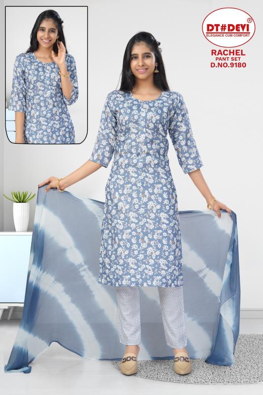 Dt Devi Rachel 9180 catalog kids wear wholesaler poster