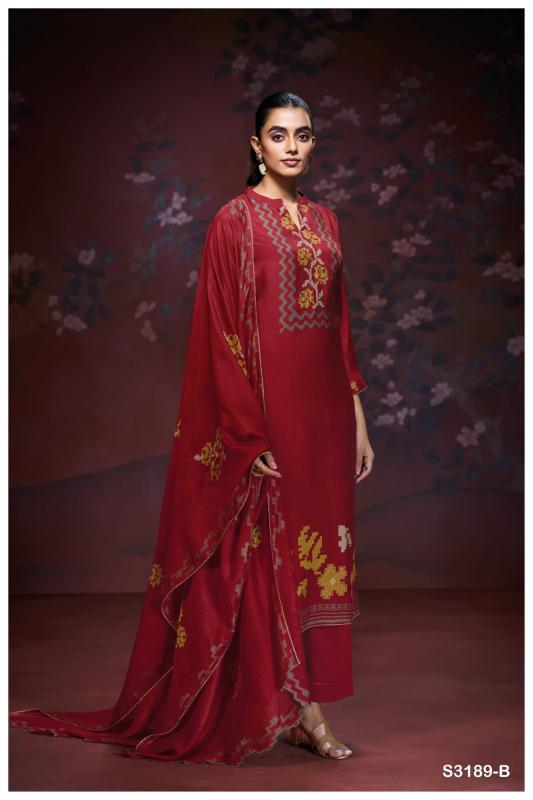 Ganga Brishti 3189 catalog mumbai wholesale salwar kameez
