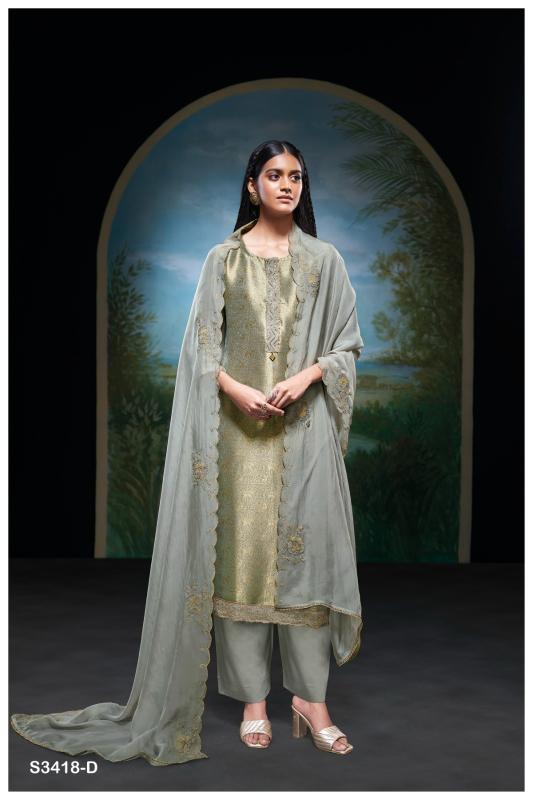 Ganga Maika 3418 catalog mdl salwar kameez wholesale