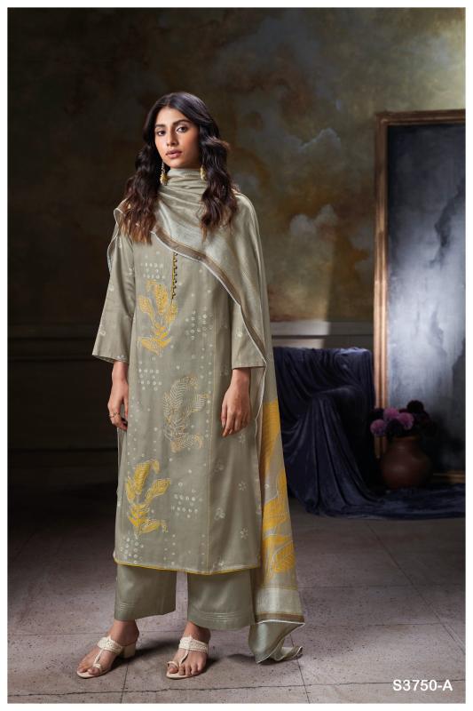 Ganga Novara 3750 catalog wholesale market of salwar kameez in kolkata
