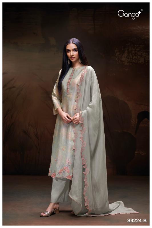 Ganga Paris 3224 catalog wholesale salwar kameez pakistan