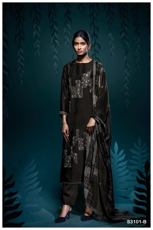 Ganga Upasana 3101 catalog indian salwar kameez wholesale