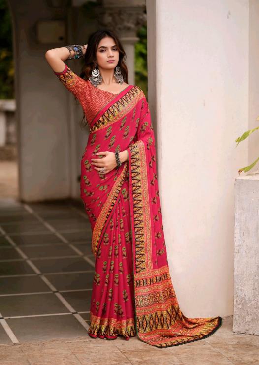 Kashvi Ajnabee vol 13 catalog designer sarees surat gujarat