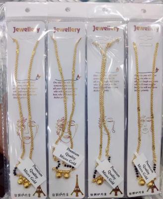 Micro Gold Polish Manglsutra 1615 artificial jewellery wholesale market in agra