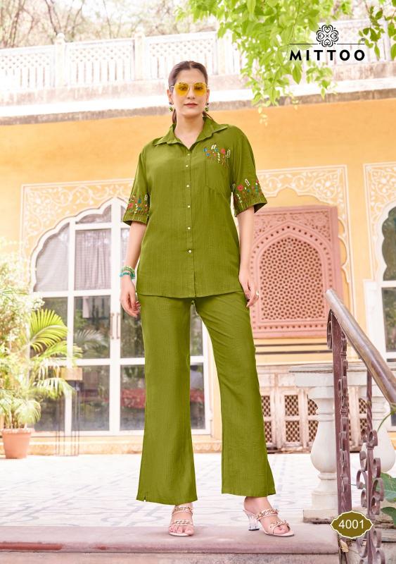 Mittoo Carnival catalog co ord set wholesale