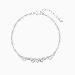 Nitya Silver Beautiful Glittering Bracelet