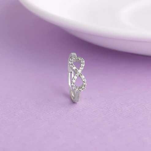 Nitya Silver Infinite Grace Ring