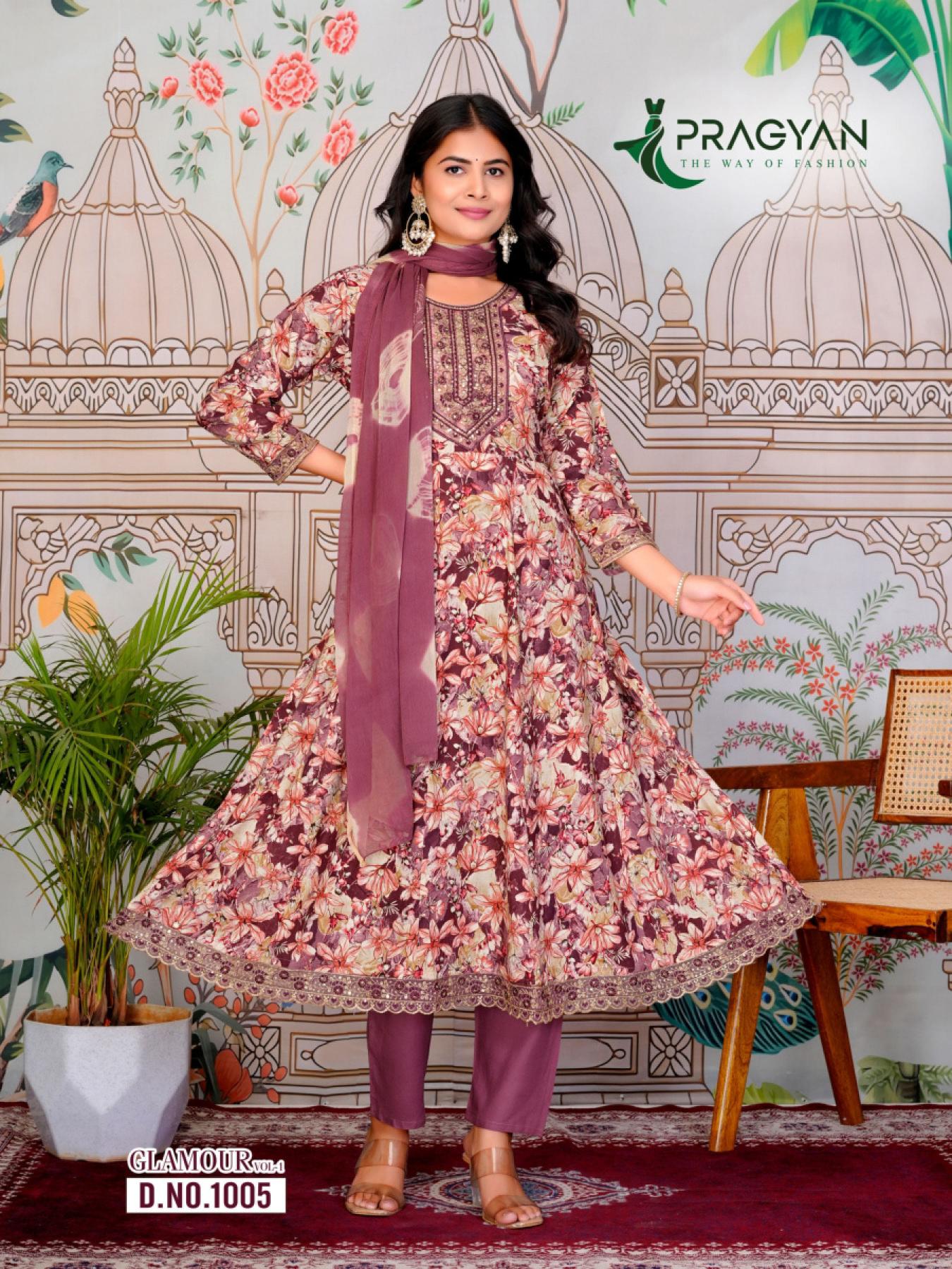 Pragyan Glamour vol 1 catalog span kurtis online india