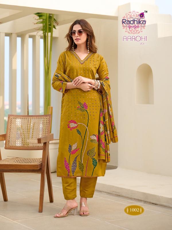 Radhika Lifestyle Aarohi vol 1 catalog top brand kurtis in india