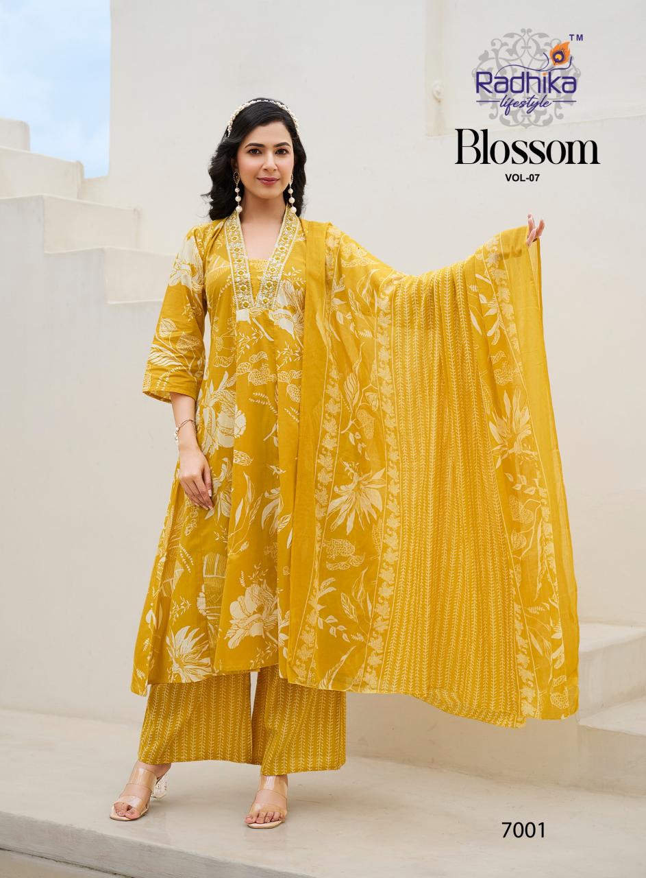 Radhika Lifestyle Blossom vol 7 catalog top kurti manufacturers in india
