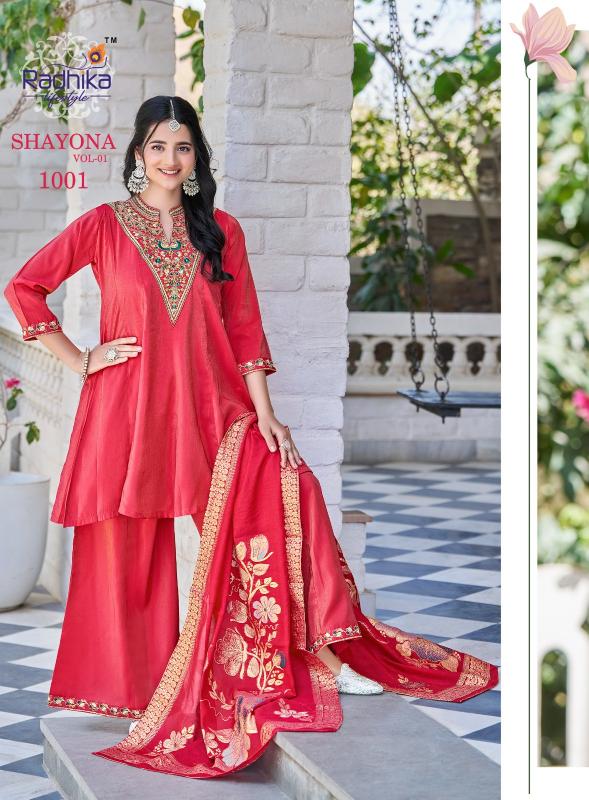 Radhika Lifestyle Shayona Vol 1 catalog indian kurtis design 2025