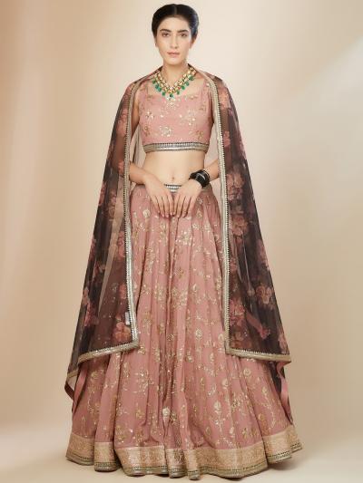 Sabella 5086 pink catalog yebo india lehenga
