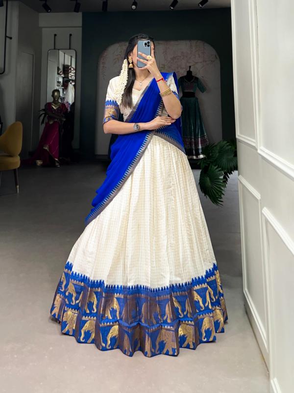Sabella Poly Cotton catalog lehenga choli of south india