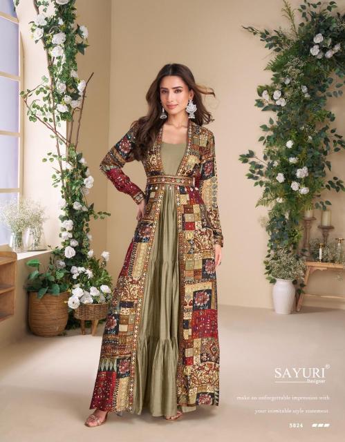 Sayuri Janvi catalog gerogette Designer Indo Western