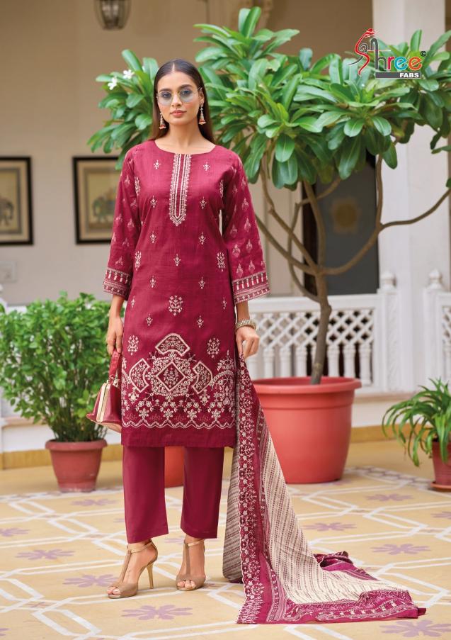Shree Fabs Bin Saeed Lawn Collection Vol 22 catalog wholesale pakistani designer suits