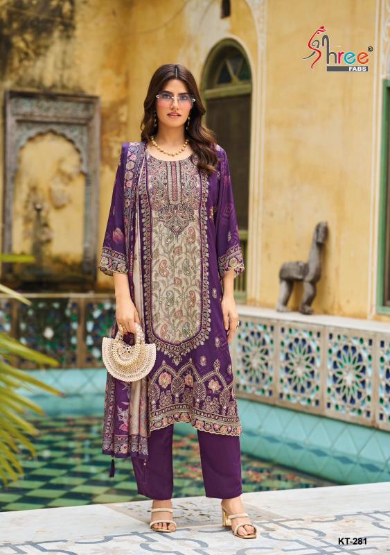 Shree Fabs KT 281 catalog pakistani suits in dubai wholesale