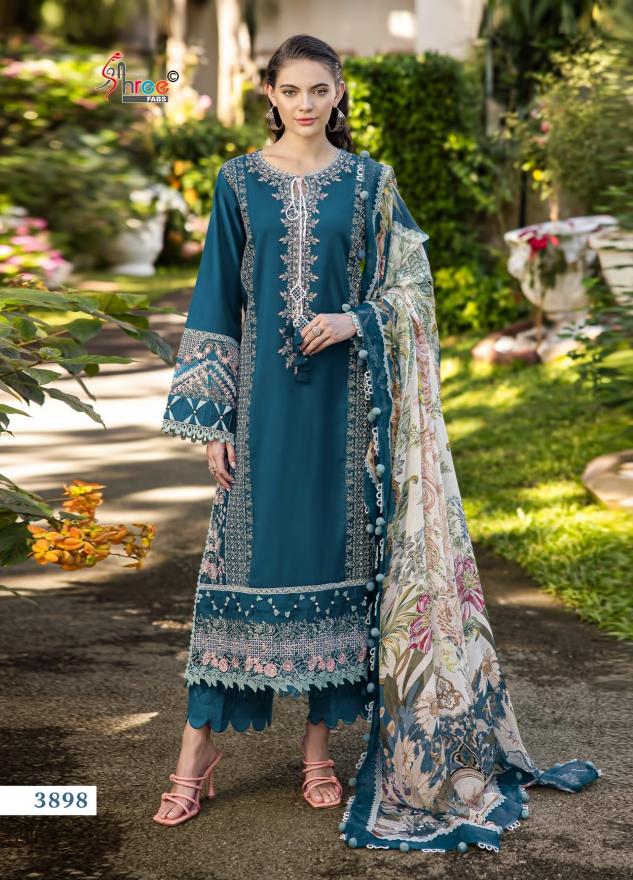 Shree Fabs Ombre Lawn Collection 25 Vol 4 Nx Catalog Chiffon Dupatta wholesale pakistani suits online india