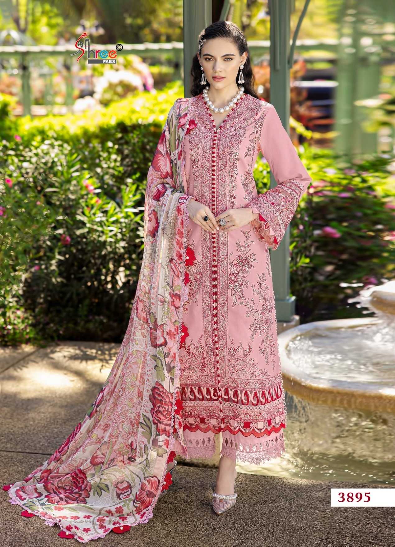 Shree Fabs Ombre Lawn Collection 25 Vol 4 Nx catalog Cotton Duppatta wholesale pakistani women suit