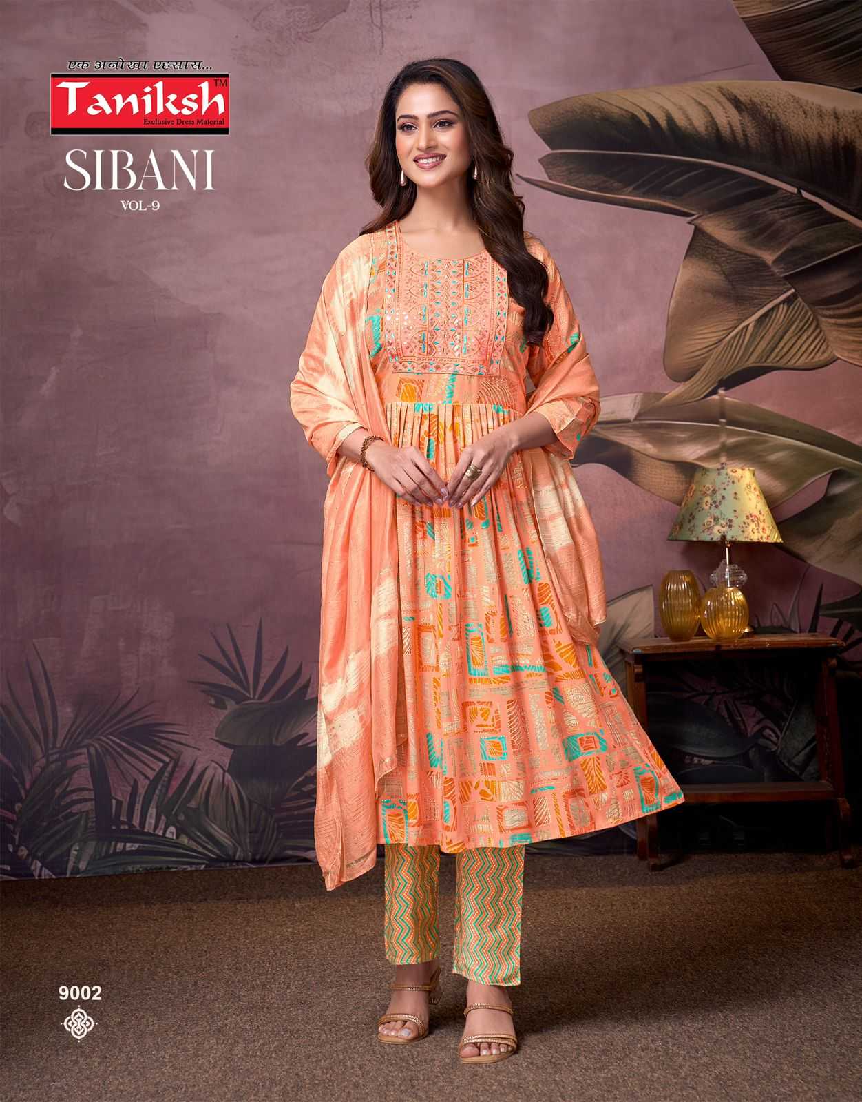 Taniksh Sibani Vol 9 catalog south indian kurti style