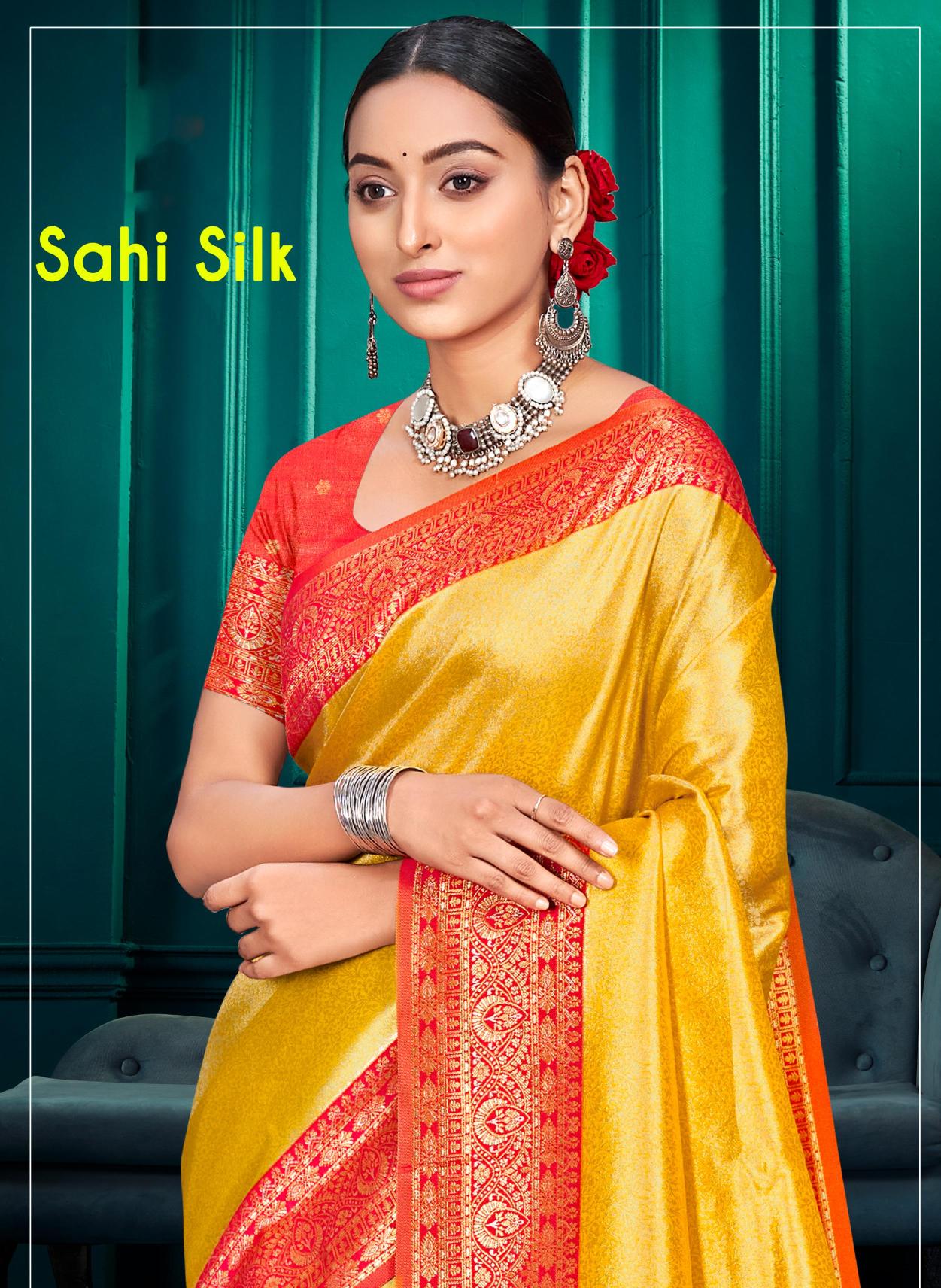 Bunawat - Sahi Silk-01 Sangam Prints kanjivaram Silk Woven Work Traditional Saree