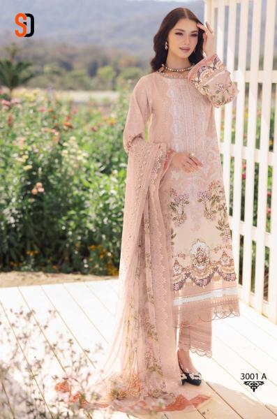 Shraddha Needle Wonder vol 3 d 3001 to 3003 AB catalog Cotton Dupatta pakistani suits online india wholesale