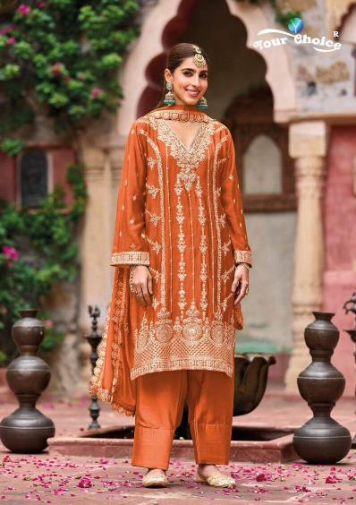 Your Choice Farasi Silver catalog salwar kameez in surat india