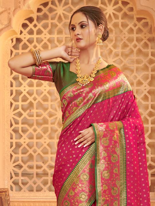 AFREEN by Astita fancy designer BANARASI SILK fabric saree wholesale with Fancy latkan 