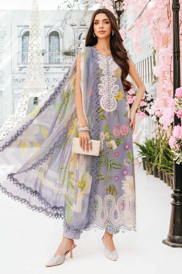 Deepsy Maria B MPrint 25 Vol 3 catalog Cotton Dupatta pakistani ladies suits wholesale