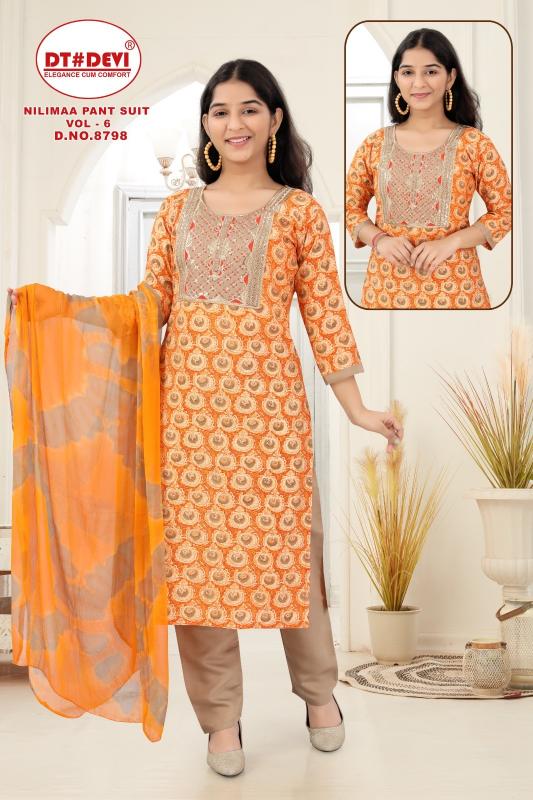 Dt Devi Nillimaa vol 6 8798 catalog wholesale uk kids wear