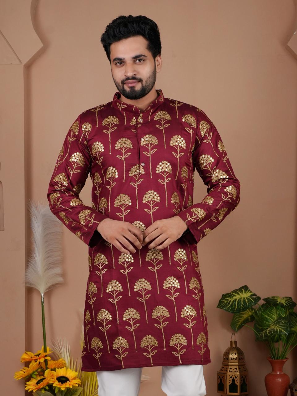 Felocity Gadhval Silk catalog surat mens kurtis resellers