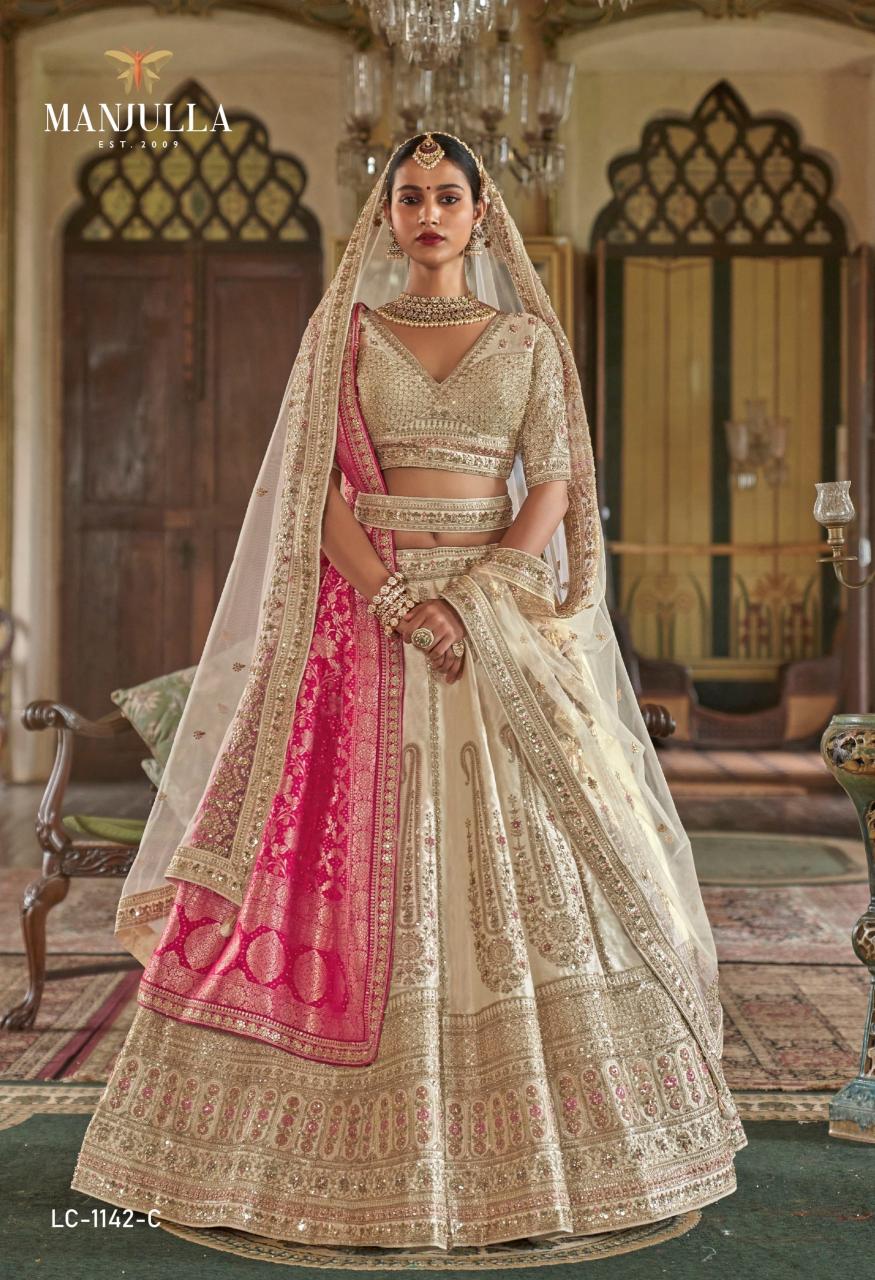 Manjulla Dulhan Vol 1 1142 catalog sabyasachi lehenga india
