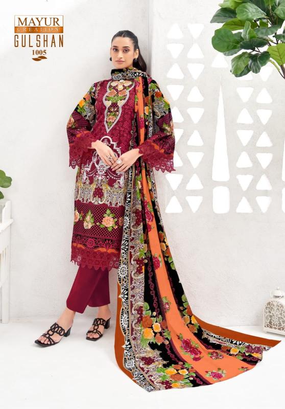 Mayur Gulshan Vol-01 - Karachi Dress Material  - Wholesale Catalog