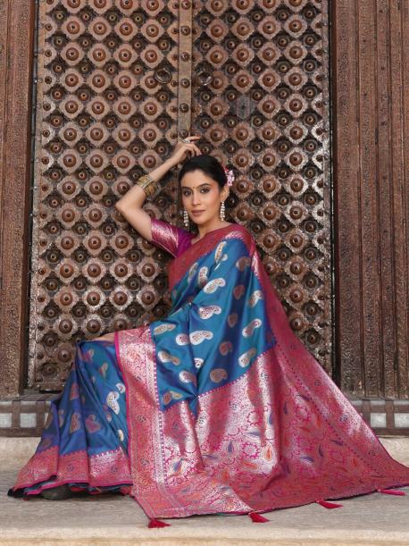 Mridula Silk Vol 2 by Astita fancy designer SILK BLEND fabric saree