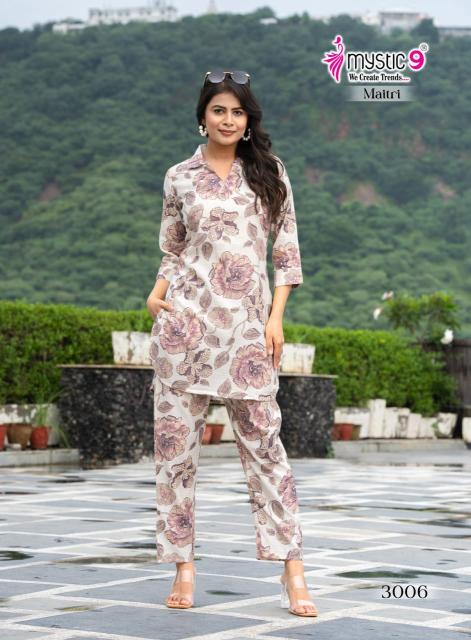 Mystic 9 Maitri vol 3 catalog co ord set wholesale