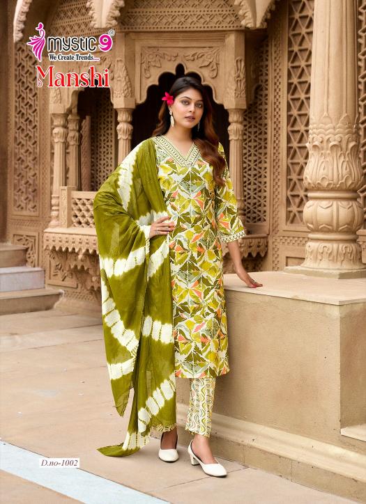 Mystic 9 Manshi vol 1 catalog wholesale kurti suppliers in surat