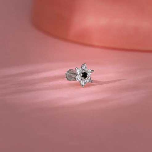 Nitya Silver Star Gaze Nosepin