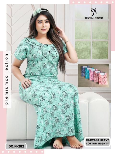Sabella 282 & 283 catalog rajwadi cotton nighty