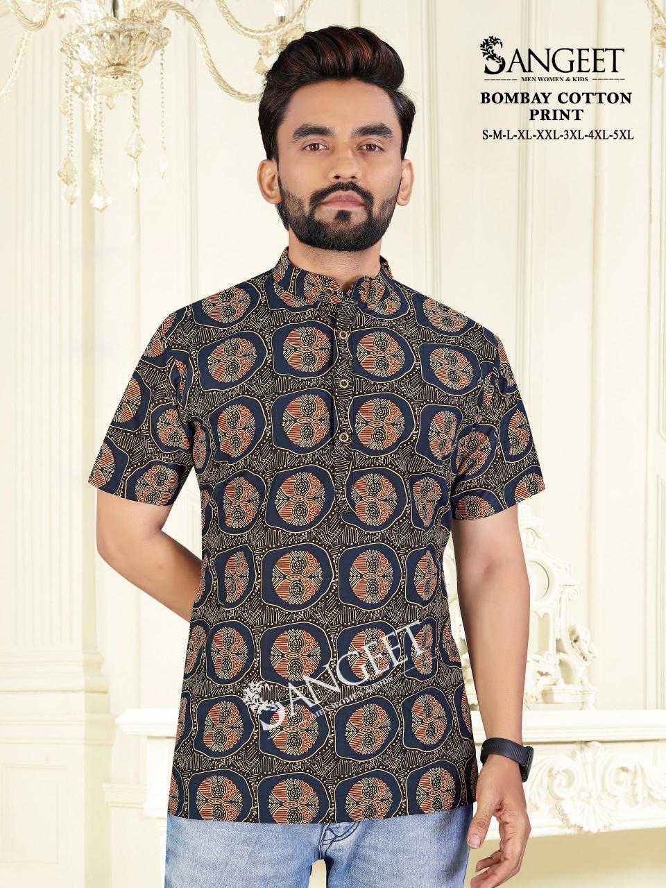 Sangeet Bombay Cotton Print vol 2 catalog wholesale mens t shirts