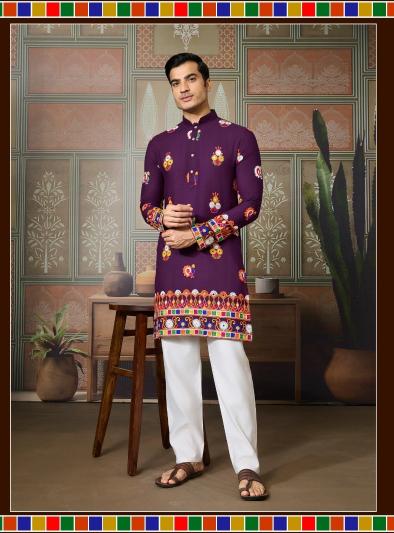 Shubhvastra Rajwadi Raas Vol 5 catalog mens kurta manufacturers in surat