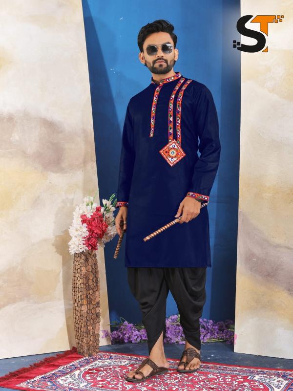 ST Cotton vol 1 catalog Navratri Mens kurta
