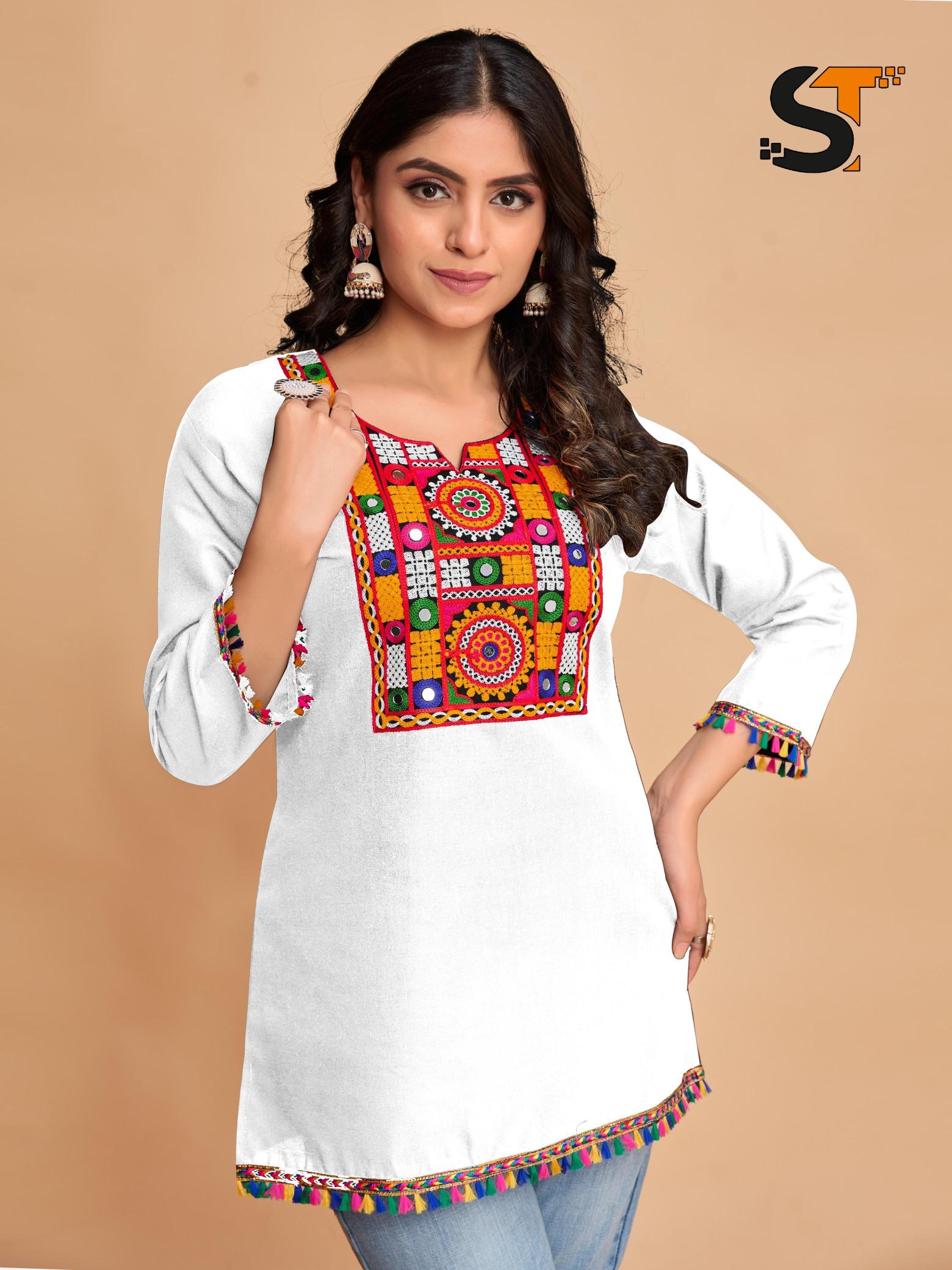 ST cotton vol 2 catalog ladeses kurti in surat