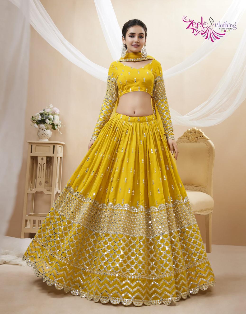 Zeel Clothing Expression vol 1 catalog most expensive lehenga in india
