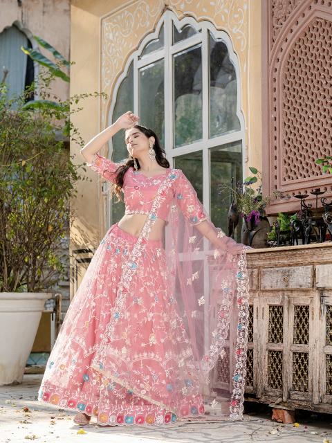 Aawiya 04 Pink catalog buy ghagra lehenga online india